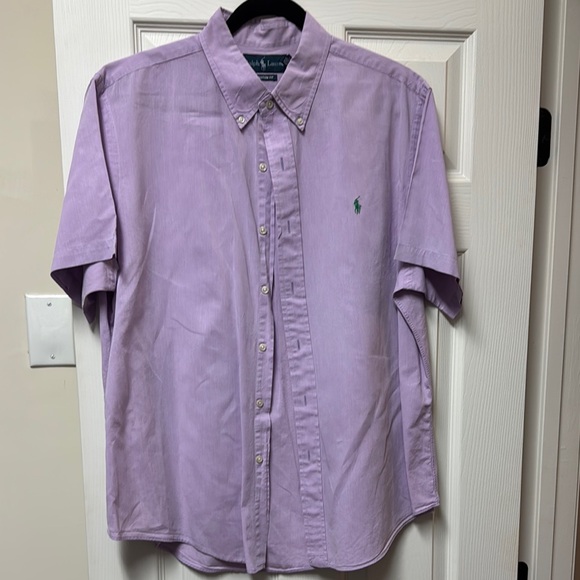 Polo by Ralph Lauren Purple Casual Button Down Shirt - Picture 1 of 3